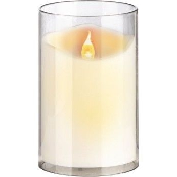 Svijeća električna 125mm bijela s baterijama LEDCANDLE570