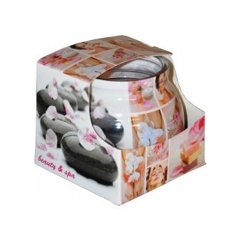 Mirisna staklena svijeća spa pink IL-3 BEAUTY AND SPA PINK