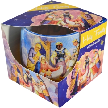 Mirisna staklena svijeća Sveta obitelj IL-3 HOLY FAMILY