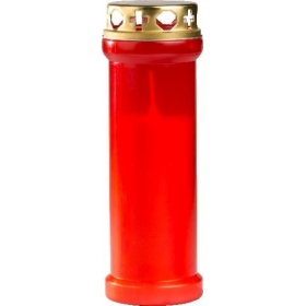 Svijeća plastična 245mm  s metalnim poklopcem  LABG