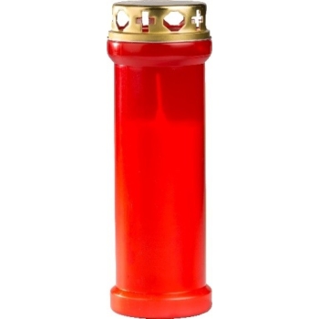Svijeća plastična 245mm  s metalnim poklopcem  LABG