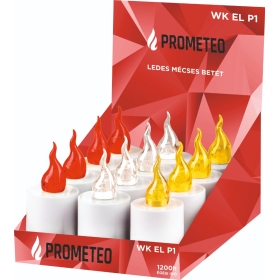 Električni umetak LED za svijeću sa LED diodama 120mm s 2 baterije WKELP1