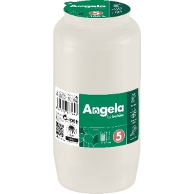 Svijeća uljana 145mm plastični poklopac crvena ANGELA5