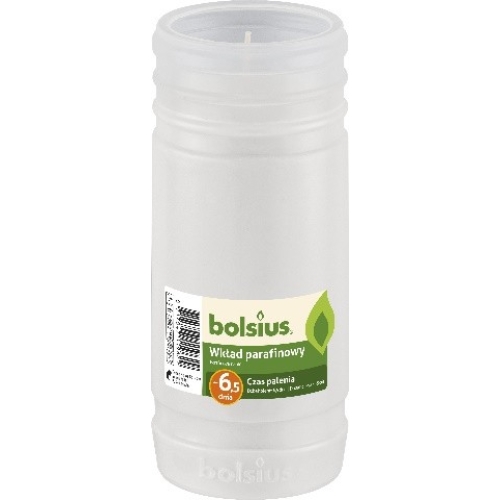 Svijeća plastična umetak 180mm otvoreni šest i pol dana Bolsius6,5