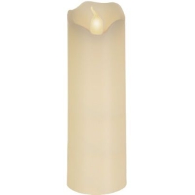 Svijeća plastična električna 175mm promjer 50mm bez baterije LEDCANDLE8