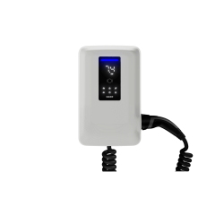 Punionica za EV vozila Home TK 1-fazna 32A, 7,4kW, 5m type 2 spiralni kabel+držač, BT+WiFi+ETH, integrirana zaštita, bijela DK01IT32MP5S