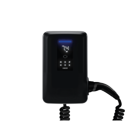 Punionica za EV vozila Share TK 1-fazna 32A, 7,4kW, 5m type 2 spiralni kabel+držač, BT+WiFi+ETH+4G GMS, MID mjerač, integrirana zaštita, crna DK04AB32MMP5S