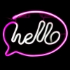 Neonski znak LED HELLO 30x21 cm NEO001