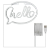 Neonski znak LED HELLO 30x21 cm NEO001