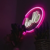 Neonski znak LED HELLO 30x21 cm NEO001