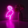 Neonski znak LED FLAMINGO 15x28,5 cm NEO002