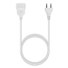 Produžni kabel s 1 EURO utičnicom bez uzemljenja, bijeli, 1.5 m DPM PPS115