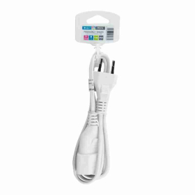Produžni kabel s 1 EURO utičnicom bez uzemljenja, bijeli, 1.5 m DPM PPS115