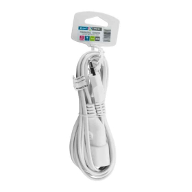 Produžni kabel s 1 EURO utičnicom bez uzemljenja, bijeli, 3 m DPM PPS130