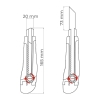 Skalpel 18 mm DPM TL001