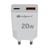 Punjač 2xUSB (A+C) QC 3.0, PD, PPS, 3 A, 20 W, bijeli DPM CLT20W Punjač 2xUSB (A+C) QC 3.0, PD, PPS, 3 A, 20 W, bijeli DPM CLT20W