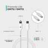 Kabel USB C - C kabel 1m bijeli DPM EN1712