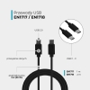 Kabel USB C - C kabel 2m crni DPM EN1718 Kabel USB C - C kabel 2m crni DPM EN1718
