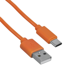 Kabel USB A - USB C 1m narančasti DPM EN1730