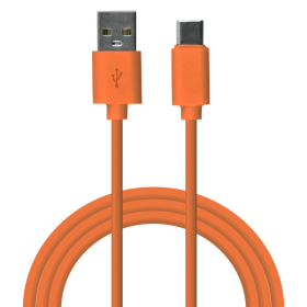 Kabel USB A - USB C 1m narančasti DPM EN1730