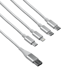 Kabel USB 6u1 1,5m bijeli DPM EN1744