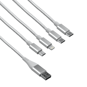 Kabel USB 6u1 1,5m bijeli DPM EN1744