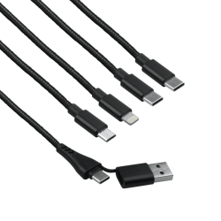 Kabel USB 6u1 1,5m crni DPM EN1745