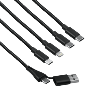 Kabel USB 6u1 1,5m crni DPM EN1745