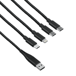 Kabel USB 6u1 1,5m crni DPM EN1745