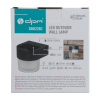 Zidna solarna svjetiljka 2W 3000-6000K 300lm IP65 okrugla crna DPM GRD226C
