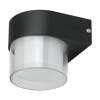 Zidna solarna svjetiljka 2W 3000-6000K 300lm IP65 okrugla crna DPM GRD226C