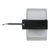 Zidna svjetiljka 10W 4000K 1000lm IP54 kvadratna crna DPM GRD227