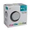 Zidna svjetiljka 18W 4000K 1800lm IP54 okrugla crna DPM GRD232