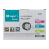 Zidna svjetiljka 12W 4000K 1200lm IP54 okrugla crna DPM GRD233 Zidna svjetiljka 12W 4000K 1200lm IP54 okrugla crna DPM GRD233