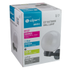 Zidna svjetiljka E27 IP44 crna sa staklenom kuglom DPM GRD241