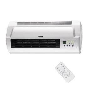 Zidna električna grijalica LED + PILOT 1000/2000W bijela Noveen DPM HC2000