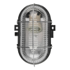 Zidna svjetiljka E27 40W 180x110x125mm IP44 brodska crna, staklo sa metalnom mrežom DPM OPR054B Zidna svjetiljka E27 40W 180x110x125mm IP44 brodska crna, staklo sa metalnom mrežom DPM OPR054B
