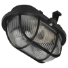 Zidna svjetiljka E27 40W 180x110x125mm IP44 brodska crna, staklo sa plastičnom mrežom DPM OPR055B Zidna svjetiljka E27 40W 180x110x125mm IP44 brodska crna, staklo sa plastičnom mrežom DPM OPR055B