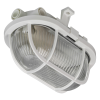 Zidna svjetiljka E27 40W 180x110x125mm IP44 brodska bijela, staklo sa plastičnom mrežom DPM OPR055W Zidna svjetiljka E27 40W 180x110x125mm IP44 brodska bijela, staklo sa plastičnom mrežom DPM OPR055W