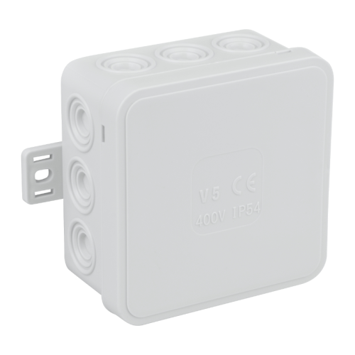 Kutija razvodna nadžbukna 75x75x41mm 12 uvoda IP54 bijela DPM PE07541W Kutija razvodna nadžbukna 75x75x41mm 12 uvoda IP54 bijela DPM PE07541W