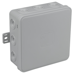 Kutija razvodna nadžbukna 100x100x41mm 12 uvoda IP54 siva DPM PE10041G