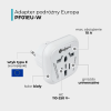 Adapter putni EU 110-250V 13A bijeli DPM PF01EU-W Adapter putni EU 110-250V 13A bijeli DPM PF01EU-W