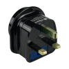 Adapter putni UK 110-250V 10A crni DPM PF01GB-B