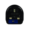 Adapter putni UK 110-250V 10A crni DPM PF01GB-B