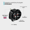 Adapter putni UK 110-250V 10A crni DPM PF01GB-B