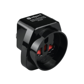 Adapter putni USA 110-250V 10A crni DPM  PF01US-B