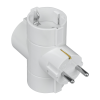 Schuko električni razdjelnik, 3 utičnice bijela DPM SP901W Schuko električni razdjelnik, 3 utičnice bijela DPM SP901W