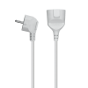 Produžni kabel sa utikačem i natikačem, bijeli, 1.5 m DPM SPS01