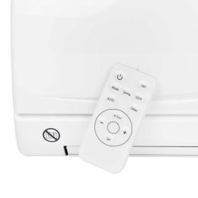 Zidna električna grijalica LED + PILOT 1000/2000W bijela Noveen DPM HC2200