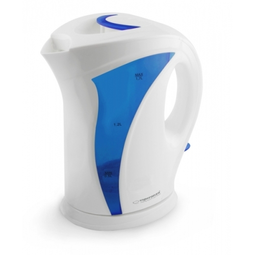 Električno kuhalo za vodu IGUAZU 1,7L bijelo/plavi ESP EKK018B